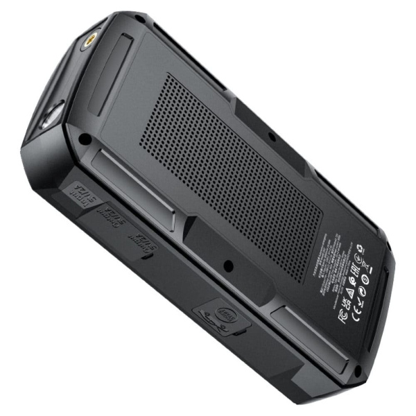 Зарядно-пусковое устройство/компрессор Hoco QS2 12B, 8000 mAh, черный