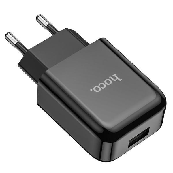 Зарядное устройство HOCO N2 Vigour single USB 2A (Черный)