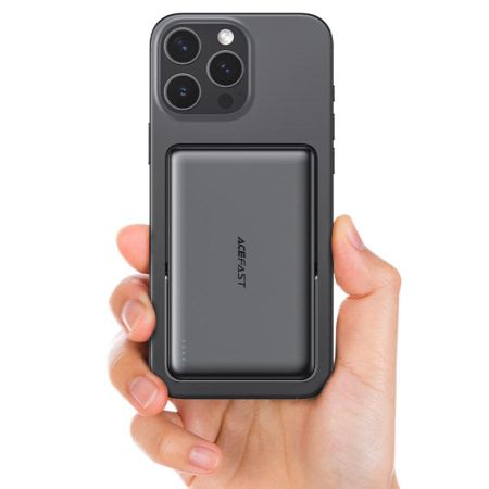 Внешний аккумулятор с MagSafe AceFast M17 22.5W 10000mAh Black