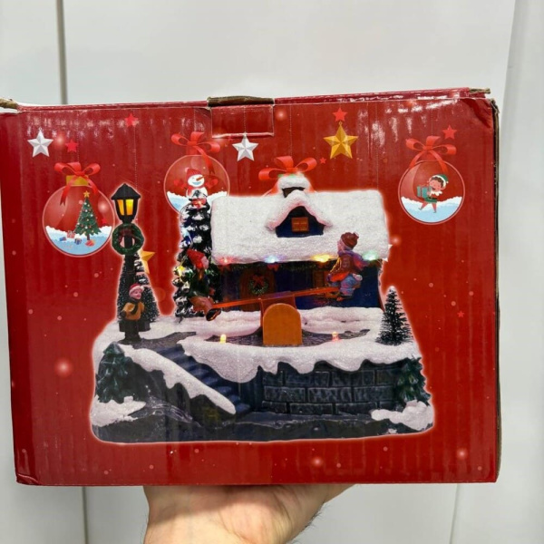 Фигура новогодняя Дети на качелях