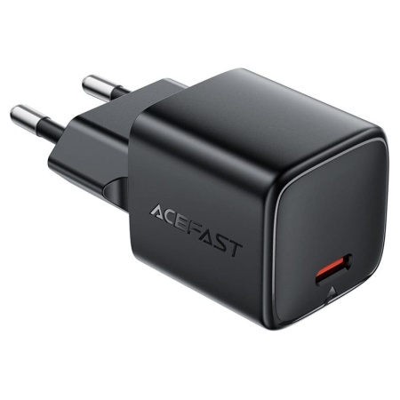 Сетевое зарядное устройство AceFast A118 PD30W (Type-C - Lighting) Black