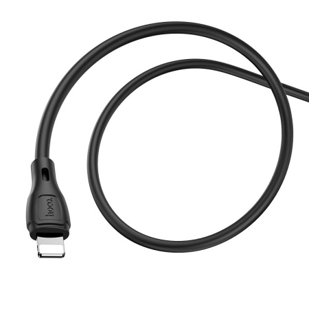 Кабель USB Hoco X61 Lightning 2.4a 1m черный