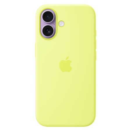 Чехол Silicone Case MagSafe 17 Neon Yellow
