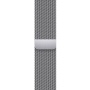 Apple Watch Series 9, 41 mm, корпус из нержавеющей стали серебристого цвета, миланский сетчатый ремешок серебристого цвета