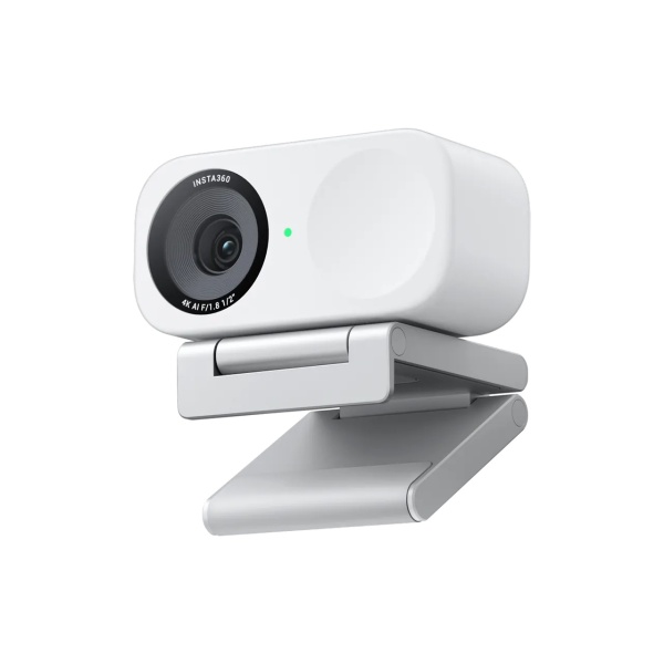 Insta360 Link 2C в белом цвете — вид спереди