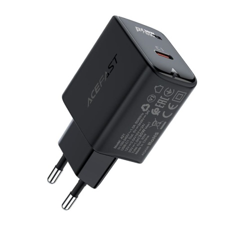 Сетевое зарядное устройство AceFast A21 30W Черный