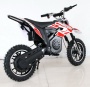 Электропитбайк GreenCamel Dirt Bike DB300, 36V 800W R14 быстросъемная батарея красный