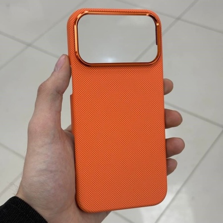 Чехол Mobikas Armor Grid Kevlar IPhone 17 Pro Max Orange Pixel
