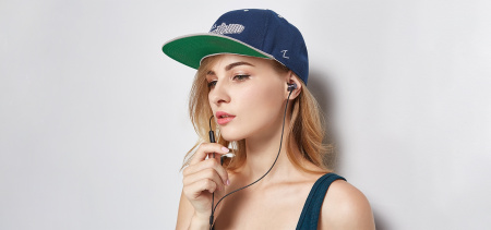 Стерео-наушники 1MORE Piston Fit In-Ear Headphones (Blue) E1009 (арт. 01964)