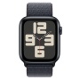 Apple Watch SE 2024, 44 мм, корпус из алюминия цвета «тёмная ночь», ремешок Sport Loop чернильного цвета M/L (MXEP3)