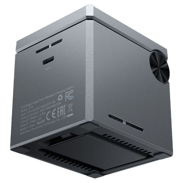 Беспроводное зарядное устройство AceFast E18 Black