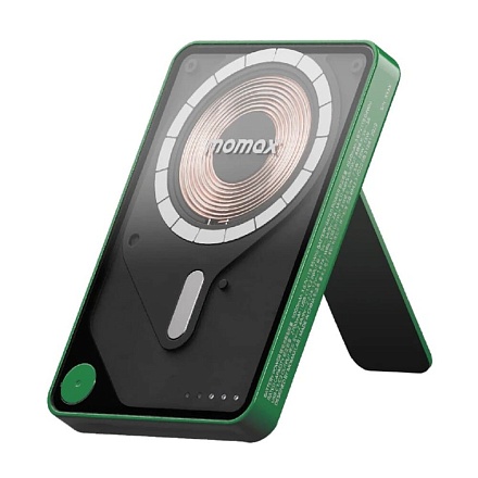 Внешний аккумулятор MOMAX 1-Power X Pro Magnetic 5000mAh (IP131HKG) Green