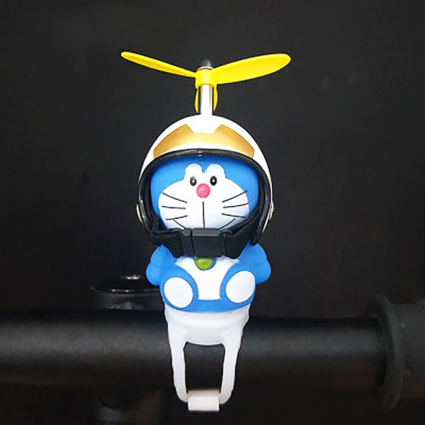 Звонок велосипедный светящийся (котенок в шлеме)