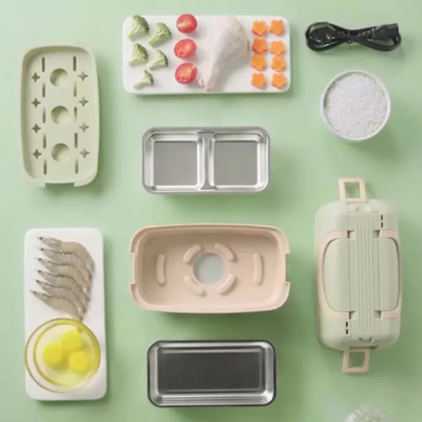 Ланч-бокс XiaoMi Liren Portable Cooking Electric Lunch Box (FH-18) Зелёный