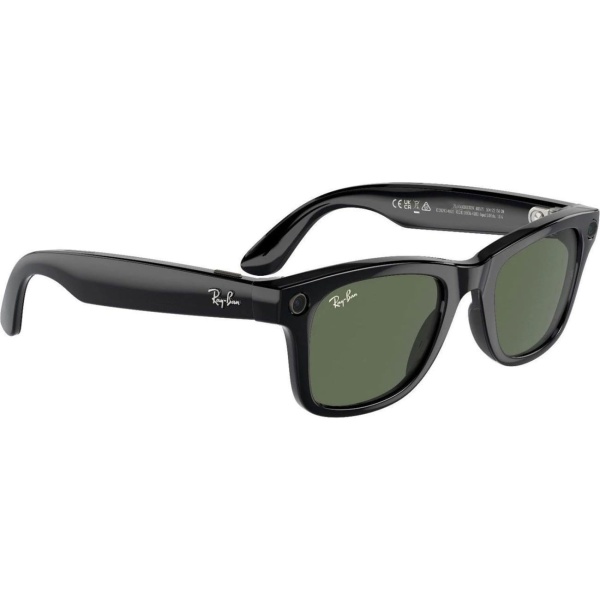 Очки Meta Ray-Ban Wayfarer Gen2 S50 (F Shiny Black, L Transitions Graph, Green) RW4012