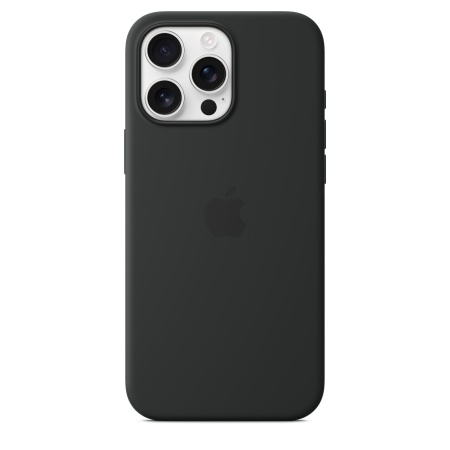 Чехол Silicone Case MagSafe Iphone 16 Pro Max Black