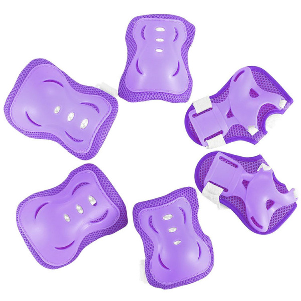 Комплект защиты Divine фиолетовый (наколенники, налокотники, назапястники)