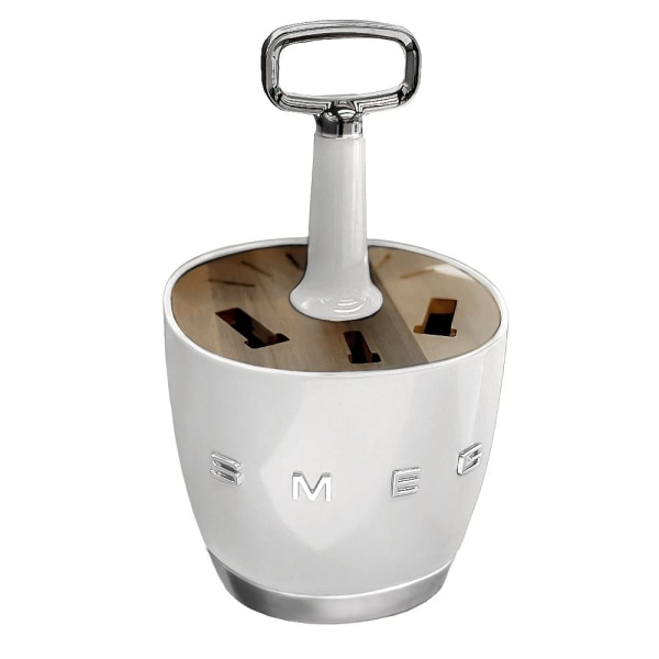 Подставка для столовых приборов SMEG (6 комплектов приборов в комплекте) Белый