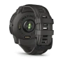 Garmin Instinct 3 Solar 50 мм Black/Charcoal — задние датчики и зарядные контакты