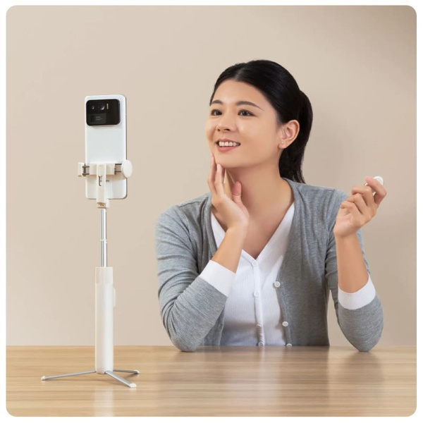 Монопод Xiaomi Mi Bluetooth Selfie Stick Tripod Mini (XMZJZPG02YM) White