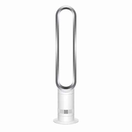 Вентилятор Dyson Cool AM07 White/Silver (Корея) — вид спереди на белом фоне