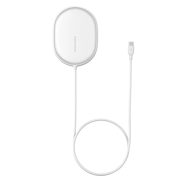 Беспроводное зарядное устройство BASEUS Light Magnetic BS-W518 (WXQJ-02) 2A 15W белый