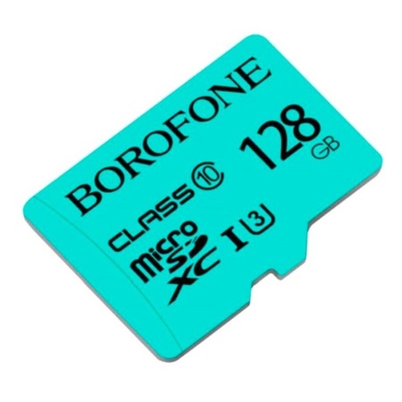 Карта памяти Borofone Micro SD Class 10 128GB