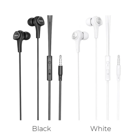 Проводные наушники Hoco M66 Passion, Jack 3.5mm, 1.2 м, белый