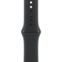Apple Watch Series 11 GPS 46mm Jet Black Aluminium Case with Black Sport Band - S/M