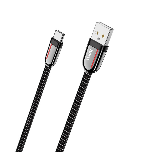 Кабель USB HOCO U74 Grand USB - Type C 3А 1.2м (черный)