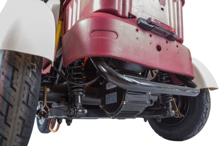 Электротрицикл Rutrike Gelbert Mercury 48V/60V 650Вт (Бело-красный-3050)