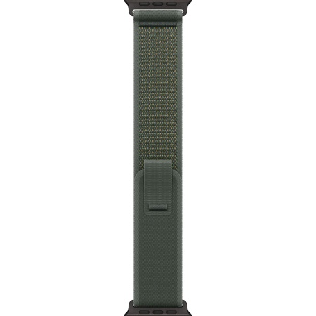 Apple Watch Ultra 2 (2024) 49mm Black Titanium Case with Green Trail Loop M/L
