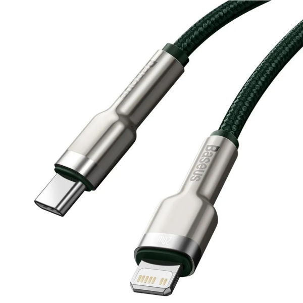 Кабель Baseus Cafule Series Metal Data Cable Type-C — Lightning PD 20W 1m (CATLJK-A06)