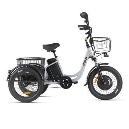 Электровелосипед Eltreco Porter Fat 500 (Серебристый матовый-3206)