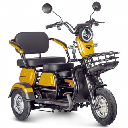 Электротрицикл Rutrike Бумеранг (Золотистый-3243)