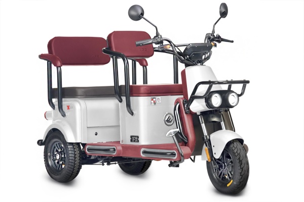 Электротрицикл Wanshida U1-X 60V 800Вт (Белый-3097)