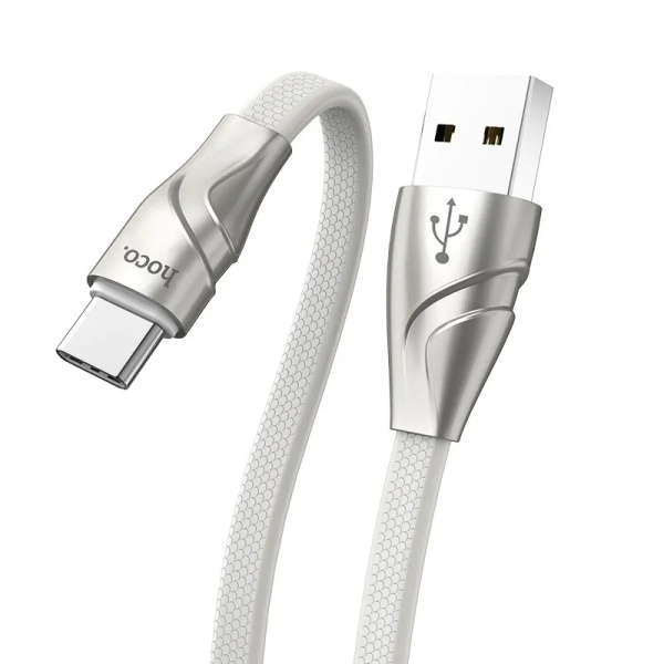 Кабель USB Hoco U57 USB - Type-C 3.0A 1.2m белый