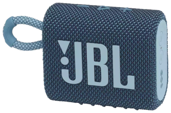 Беспроводная акустика JBL Go 3 Blue (JBLGO3BLU)