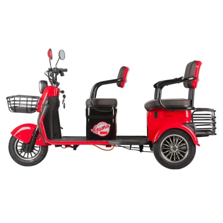 Электротрицикл Rutrike Gelbert Kappa 48V/60V 650Вт (Красный-3044)