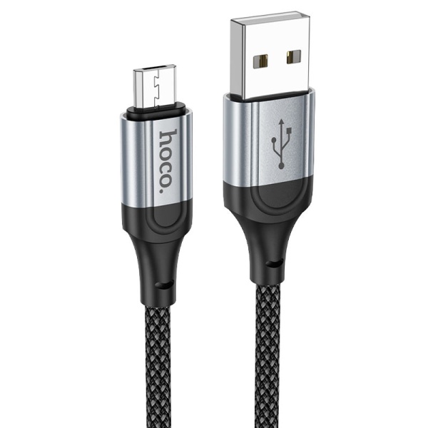 Кабель Hoco X102 Fresh USB-A — Micro-USB, 2,4 А, 1 м, чёрный