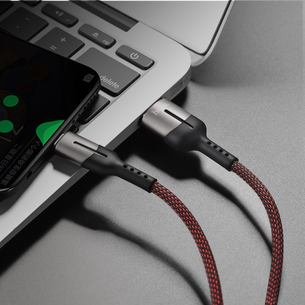 Кабель USB HOCO U68 USB - Type-C 5A 1.2 м Черный