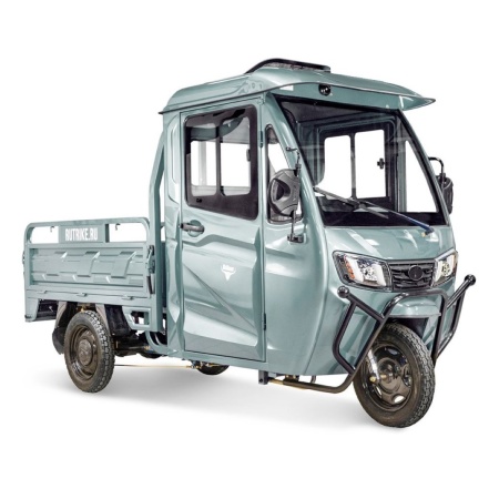 Грузовой электротрицикл Rutrike КАРГО Кабина обогрев 1500 60V1000W (Серый-2841)