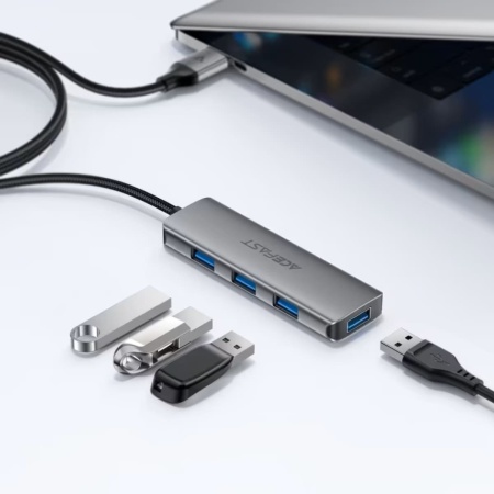 Хаб AceFast J17 1m USB-A