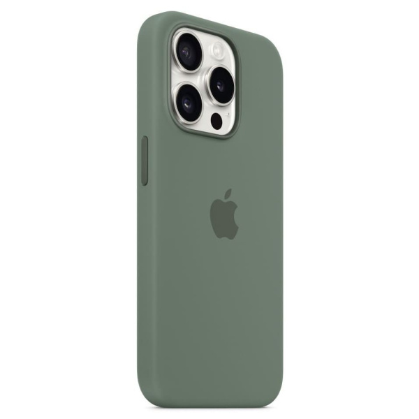 Чехол Silicone Case MagSafe Iphone 15 Pro Зеленый