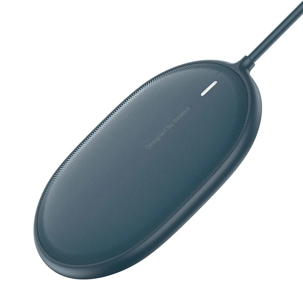 Беспроводное зарядное устройство BASEUS Light Magnetic BS-W518 (WXQJ-03) 2A 15W синий