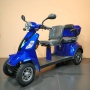 Электроскутер четырехколесный двухместный Syccyba 4rike X2 1000W (60V20Ah) Синий