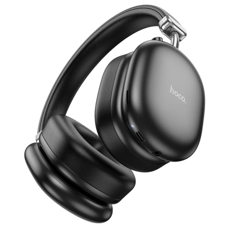 Беспроводные наушники накладные Hoco W35 Max Auspicious, Bluetooth, 800 мАч, черный