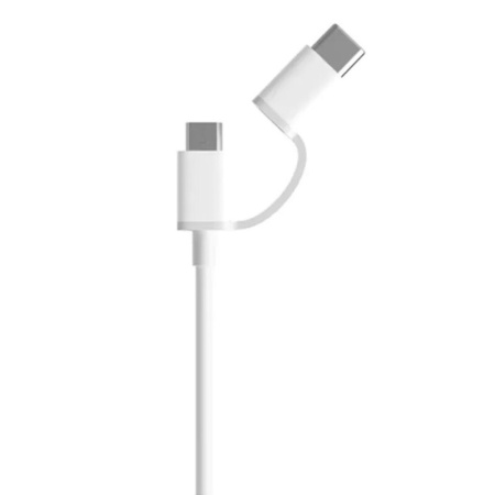 Кабель Mi 2-in-1 USB Cable MicroUSB to Type-C 30см (SJX01ZM)
