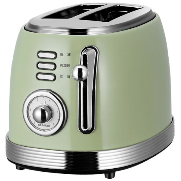 Тостер Qcooker Retro Toaster (зеленый) (CR-DSL01)