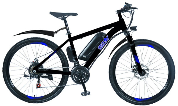 Электровелосипед GreenCamel Класс (R27,5 350W 36V 10Ah) 7 скоростей Черно-синий